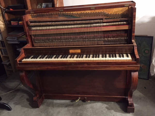 clic pour ouvrir dans un nouvel onglet Piano droit Pleyel & Compagnie (pianino) à acheter sur Montpellier